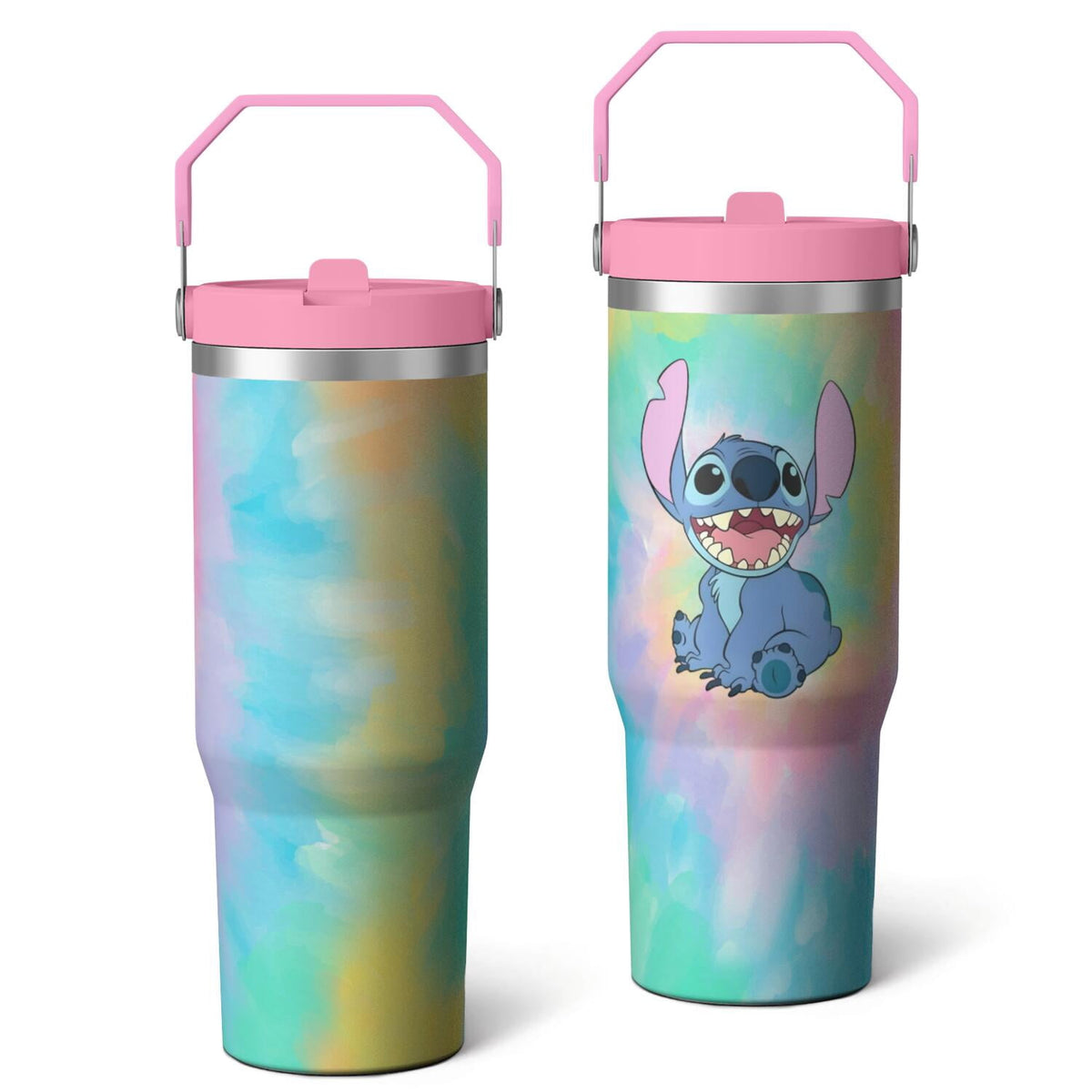 Lunabuddy™ 30oz Cartoon Movie Stainless Steel Tumbler with Lid and Straw,Spill Proof