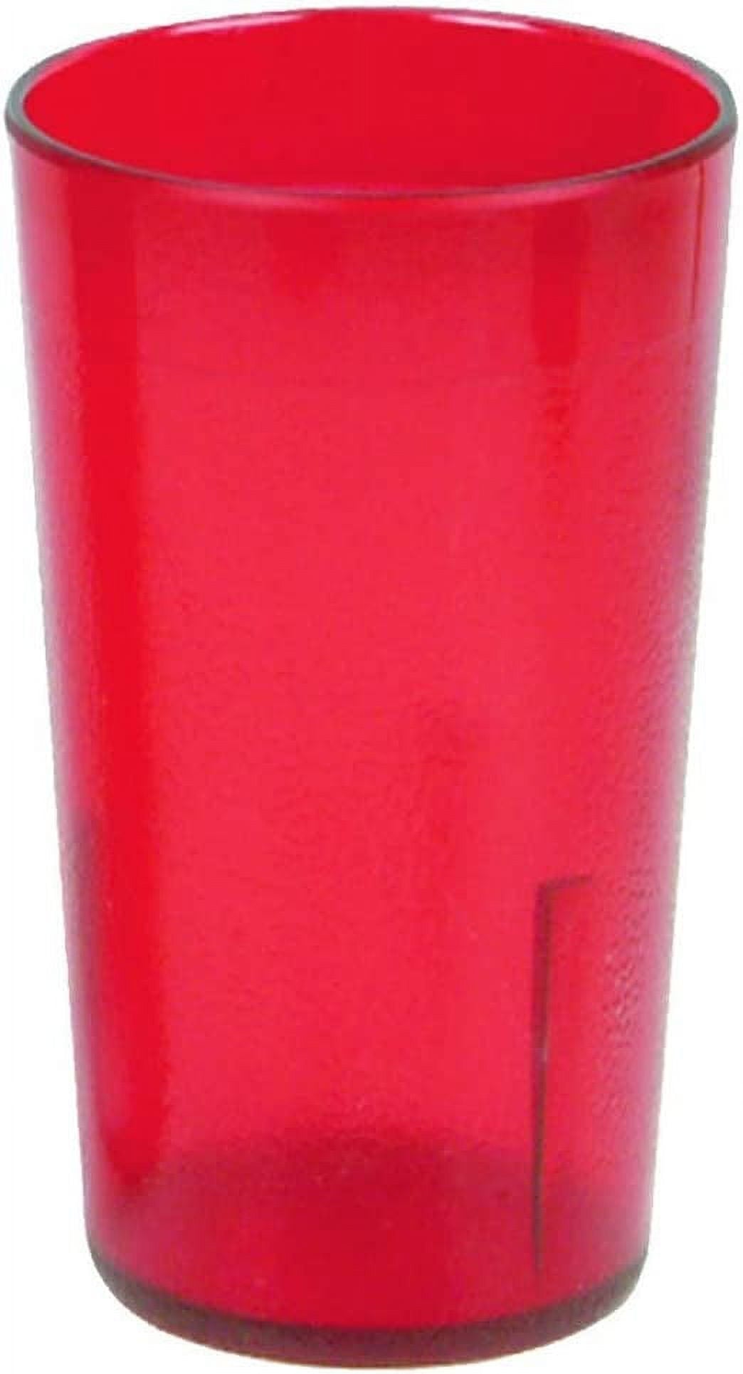 Lunabuddy™ 32 oz. Pebbled Plastic Tumbler 12/Pack - Red