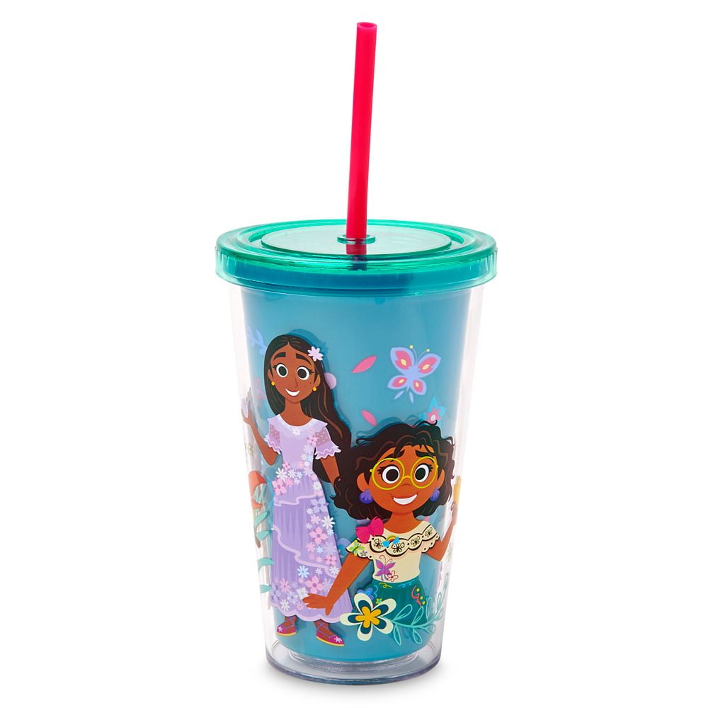 Lunabuddy™ Disney Encanto Tumbler with Straw Mirabel Isabela Antonio Luisa 16oz
