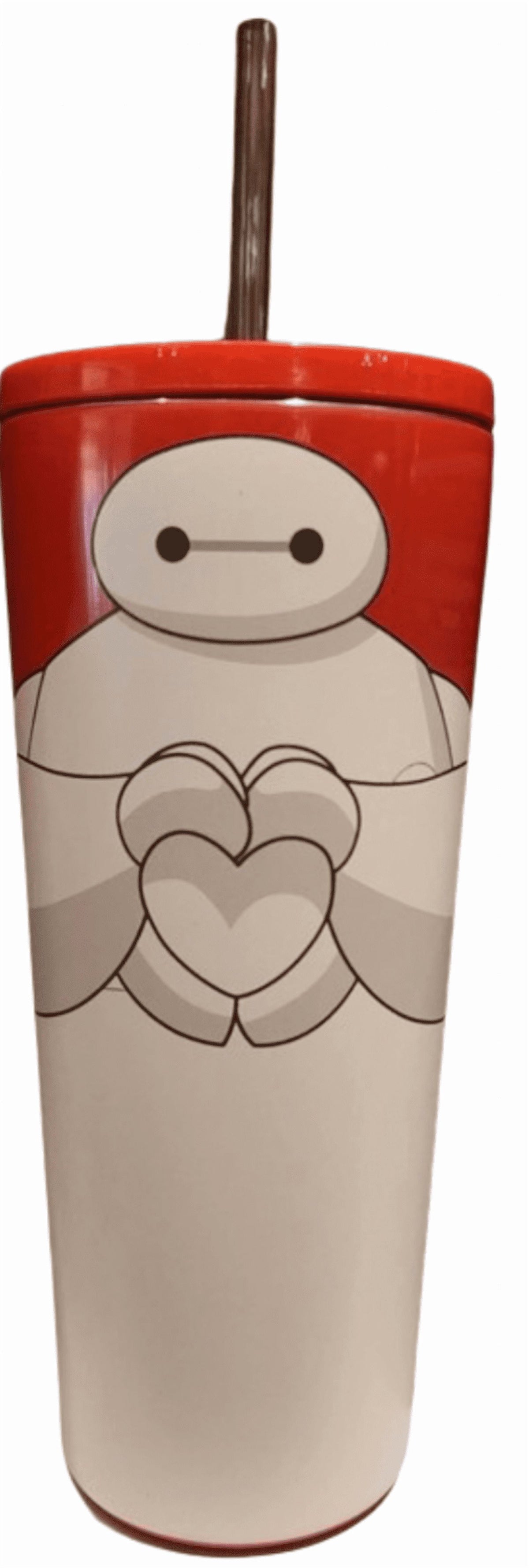 Lunabuddy™ Disney Parks Baymax Big Hero Love Tumbler with Straw New
