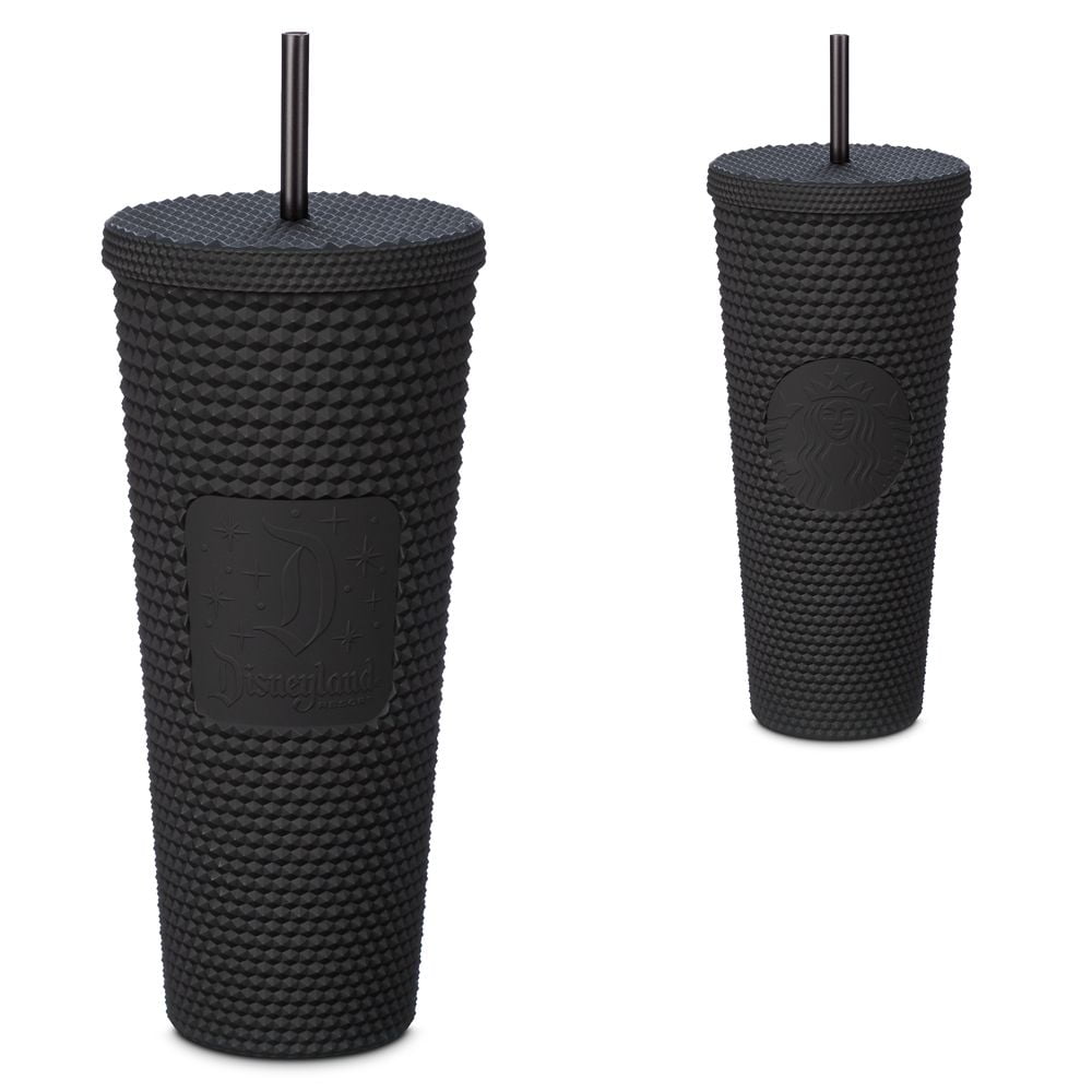 Lunabuddy™ Disneyland Geometric Tumbler with Straw – Black
