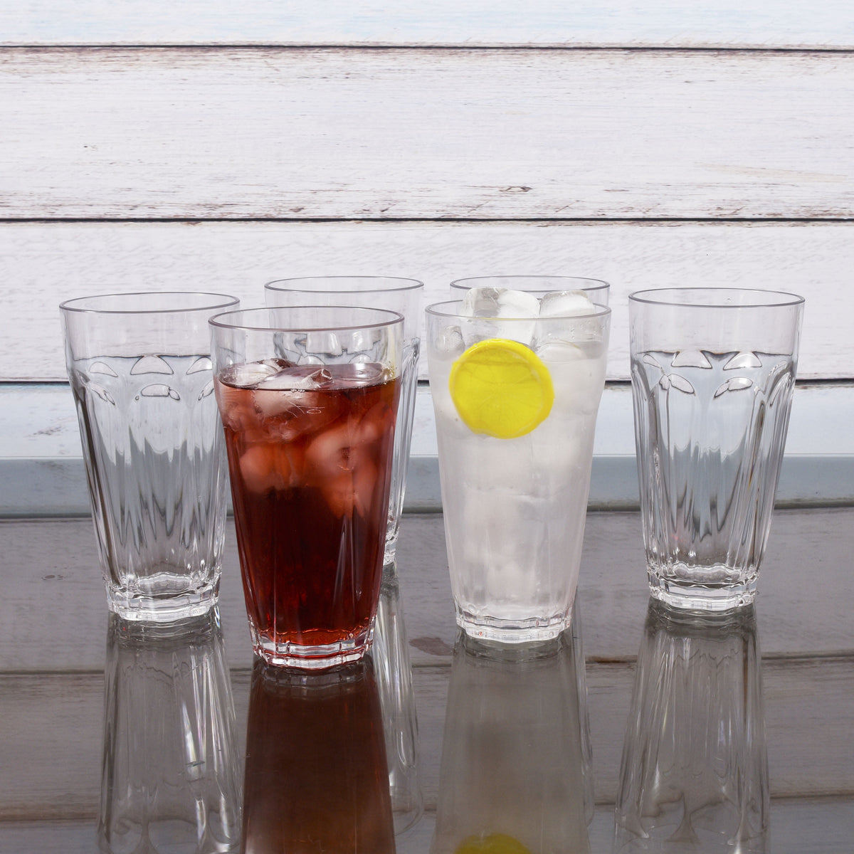 Lunabuddy™ Nuglass 22oz Tritan Classic Tumbler 6-Pack, BPA Free Drinkware Set
