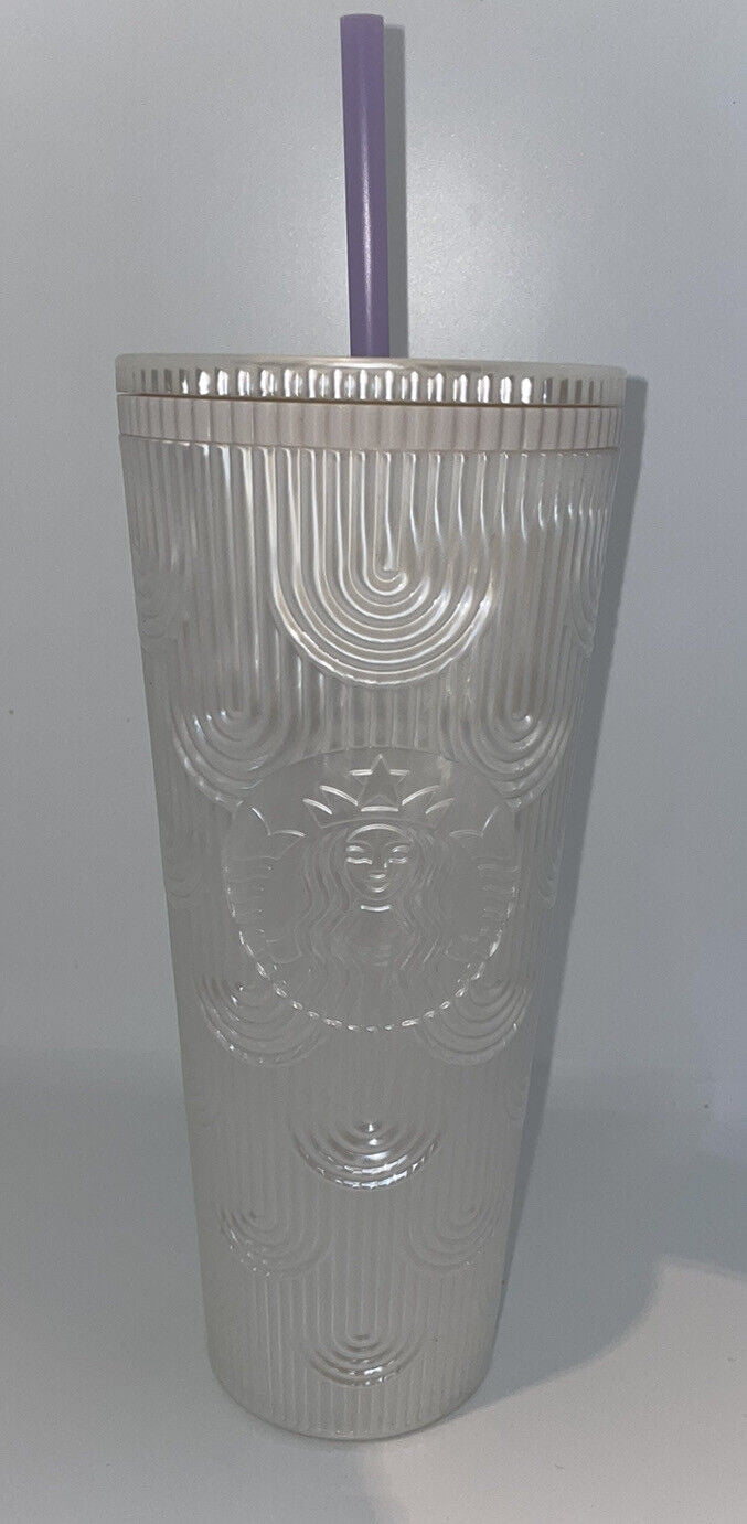 Lunabuddy™ 2023 Spring Pearl White 24oz Mermaid Venti Tumbler