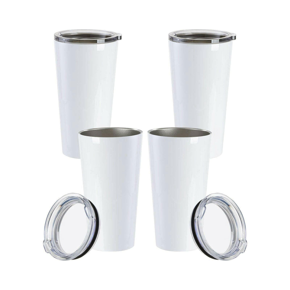 Lunabuddy™ Craft Express 4 Pack 16oz Latte Sublimation Tumblers