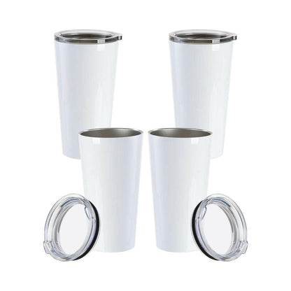 Lunabuddy™ Craft Express 4 Pack 16oz Latte Sublimation Tumblers