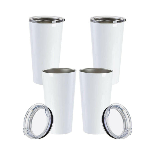 Lunabuddy™ Craft Express 4 Pack 16oz Latte Sublimation Tumblers