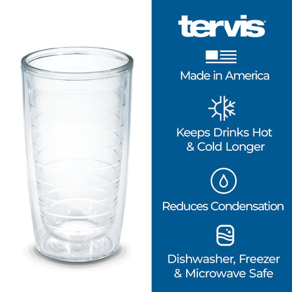 Lunabuddy™ Tropical Hibiscus Photo Made in USA Double Walled Insulated Travel Tumbler, Clear 16oz
