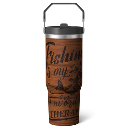 Lunabuddy™ 1pc Movie 30oz Tumbler with Straw & Handle - Insulated Stainless