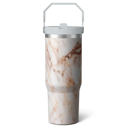 Lunabuddy™ 1pc Bow 30oz Tumbler with Straw & Handle - Insulated Stainless