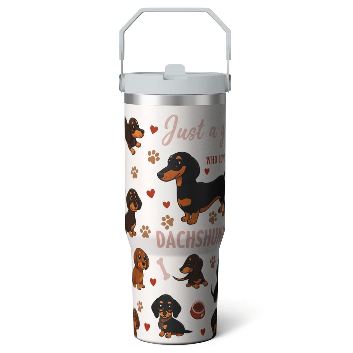 Lunabuddy™ 1pc Movie 30oz Tumbler with Straw & Handle - Insulated Stainless