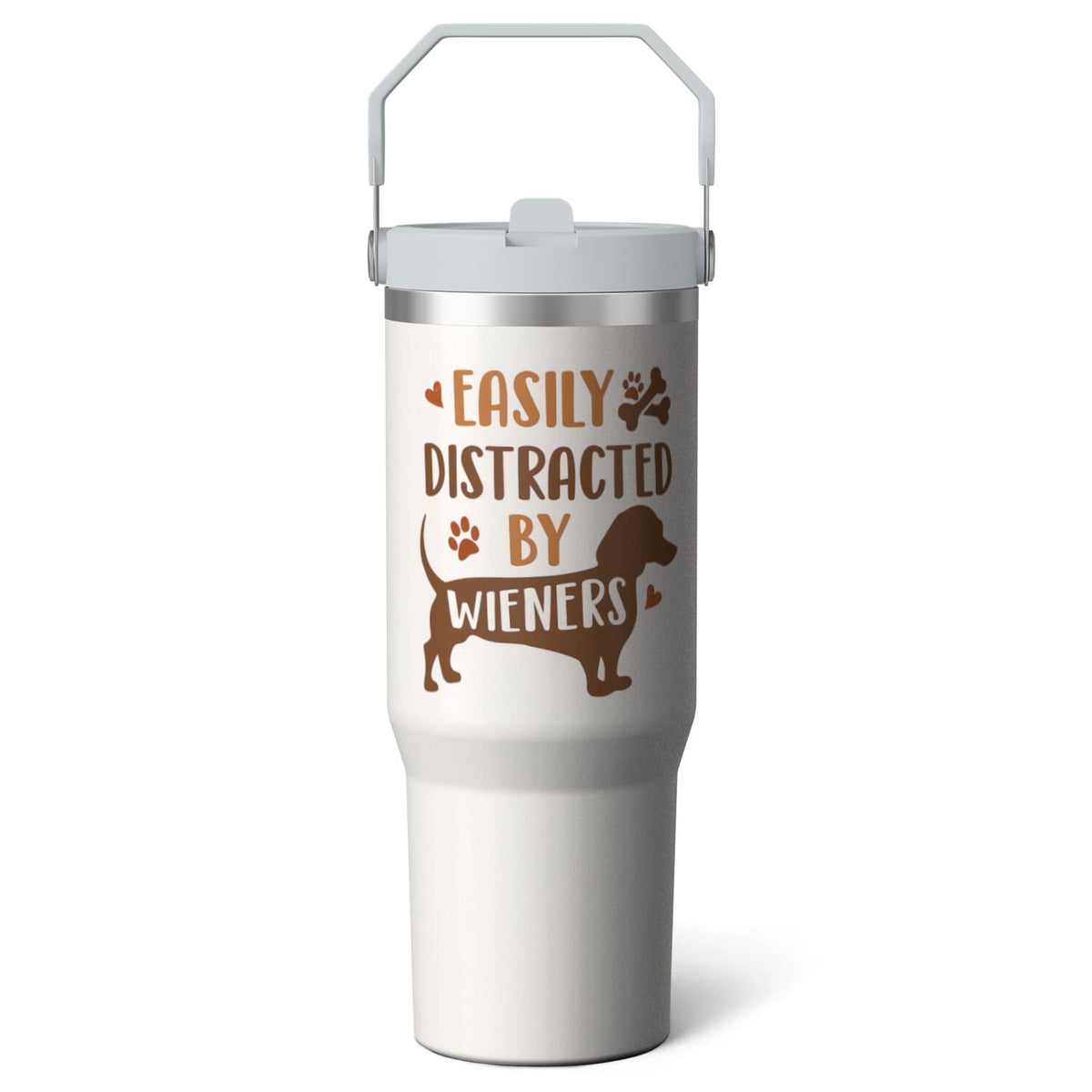 Lunabuddy™ 1pc Bow 30oz Tumbler with Straw & Handle - Insulated Stainless