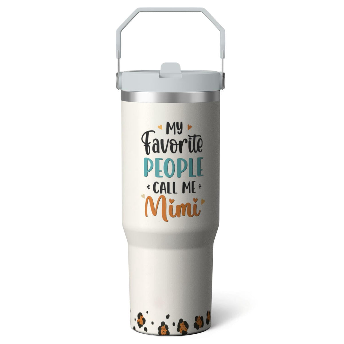 Lunabuddy™ 1pc pharmacist 30oz Tumbler with Straw & Handle - Insulated Stainless