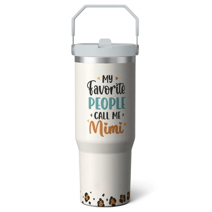 Lunabuddy™ 1pc pharmacist 30oz Tumbler with Straw & Handle - Insulated Stainless