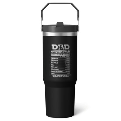 Lunabuddy™ 1pc pharmacist 30oz Tumbler with Straw & Handle - Insulated Stainless