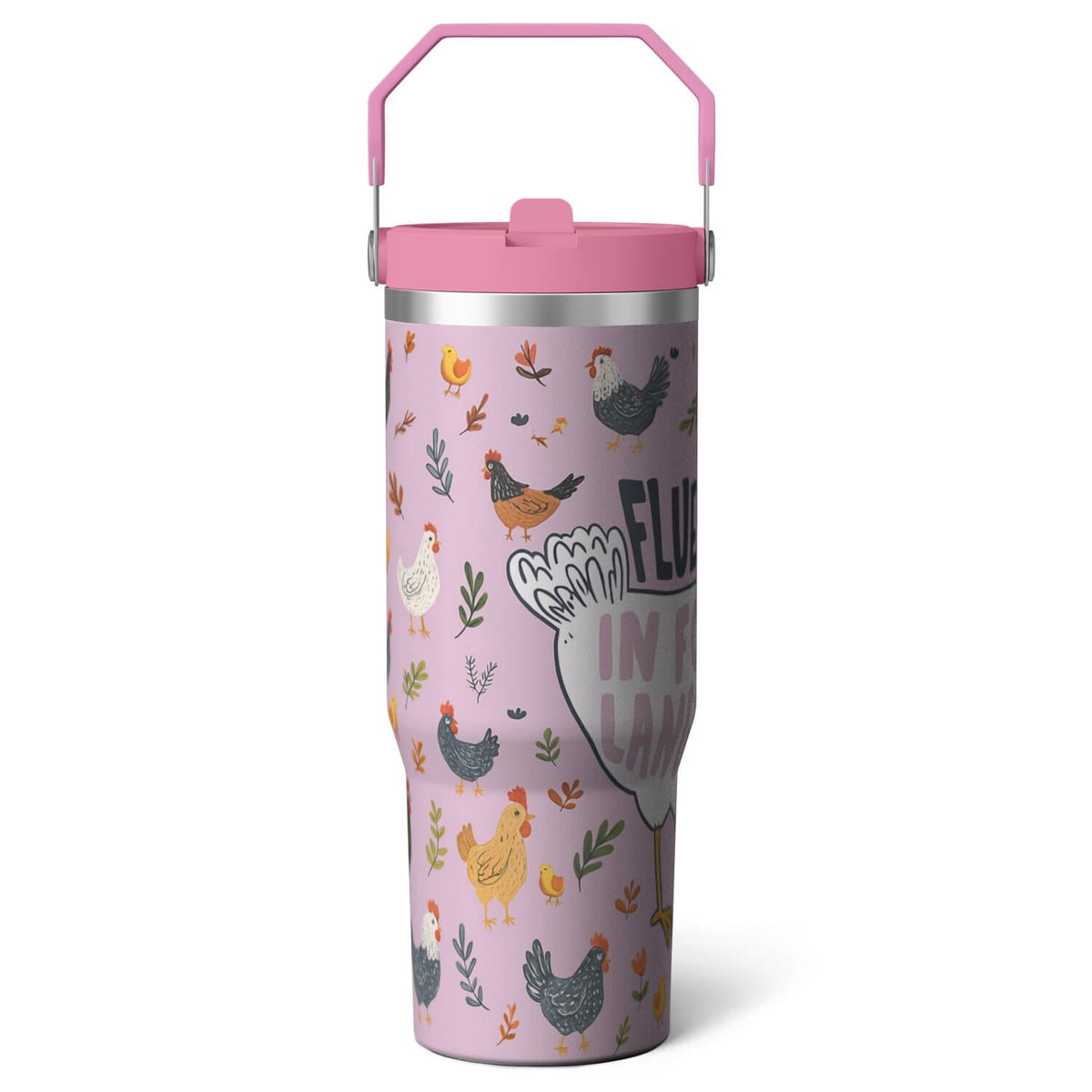 Lunabuddy™ 1pc pharmacist 30oz Tumbler with Straw & Handle - Insulated Stainless