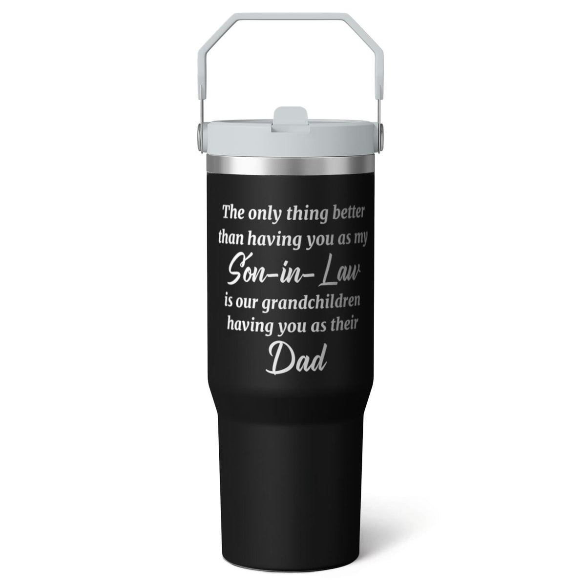 Lunabuddy™ 1pc Capibara 30oz Tumbler with Straw & Handle - Insulated Stainless