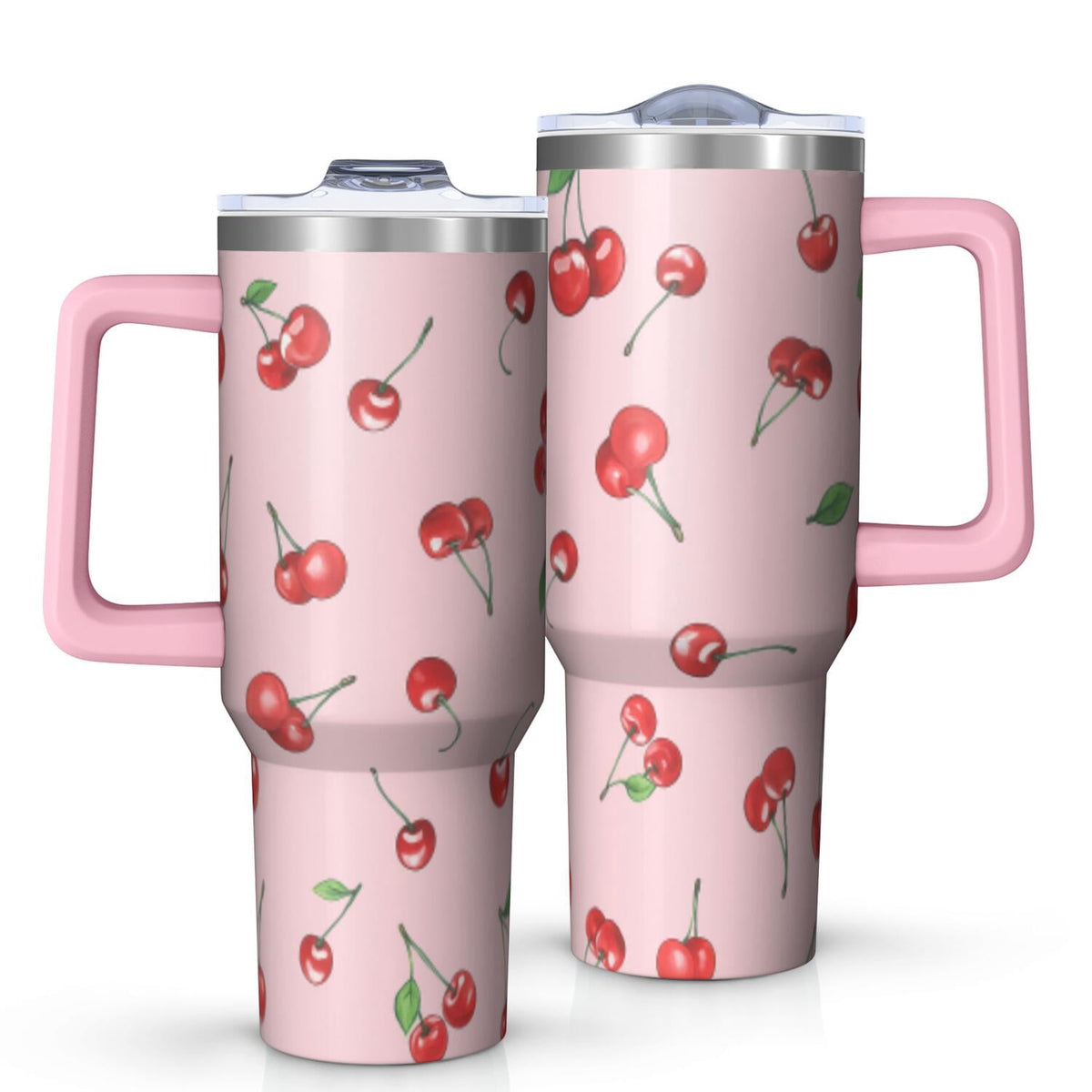 Lunabuddy™ 1pc nutcracker 40oz Tumbler with Straw & Handle - Insulated Stainless