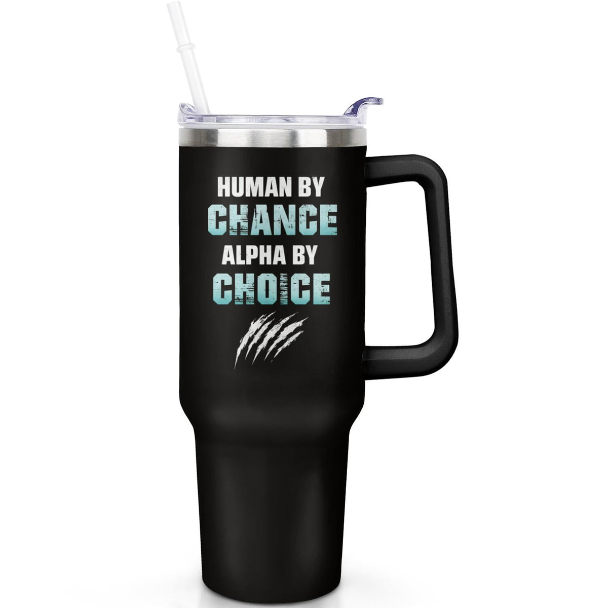 Lunabuddy™ 1pc cherry 40oz Tumbler with Straw & Handle - Insulated Stainless