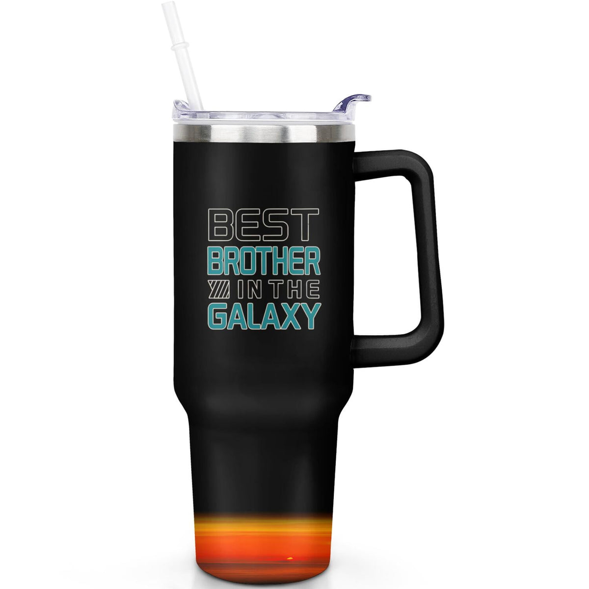 Lunabuddy™ 1pc cherry 40oz Tumbler with Straw & Handle - Insulated Stainless