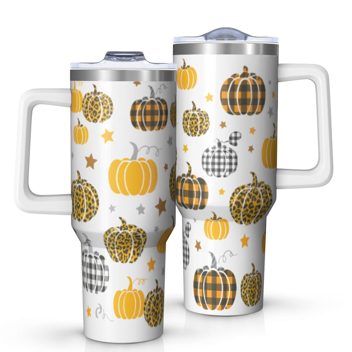 Lunabuddy™ 1pc nutcracker 40oz Tumbler with Straw & Handle - Insulated Stainless