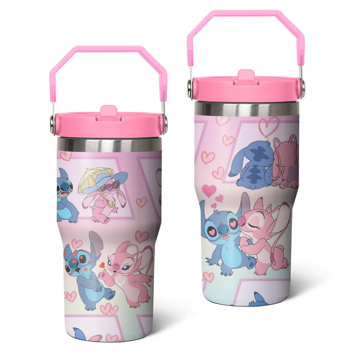 Lunabuddy™ 20oz Cartoon Movie Stainless Steel Tumbler with Lid and Straw,Spill Proof