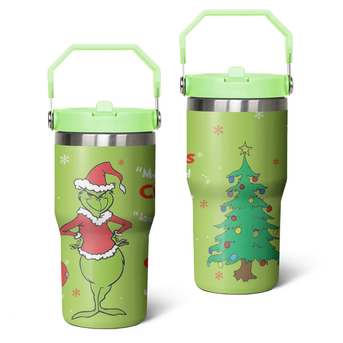 Lunabuddy™ 20oz Stainless Steel Tumbler with Lid and Straw,Spill Proof Travel Cup