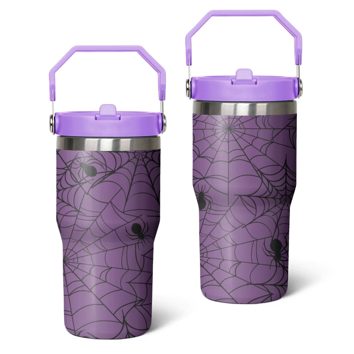 Lunabuddy™ 20oz Halloween Nightmare Before Stainless Steel Tumbler with Lid and Straw,Spill