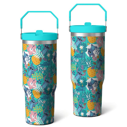 Lunabuddy™ 30oz Cartoon Movie Stainless Steel Tumbler with Lid and Straw,Spill Proof