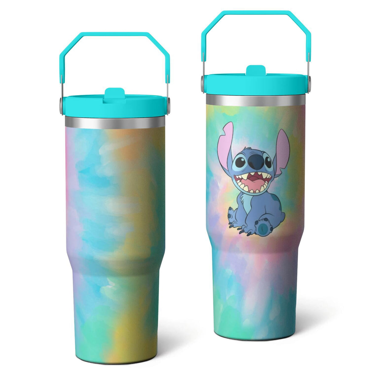 Lunabuddy™ 30oz Cartoon Movie Stainless Steel Tumbler with Lid and Straw,Spill Proof
