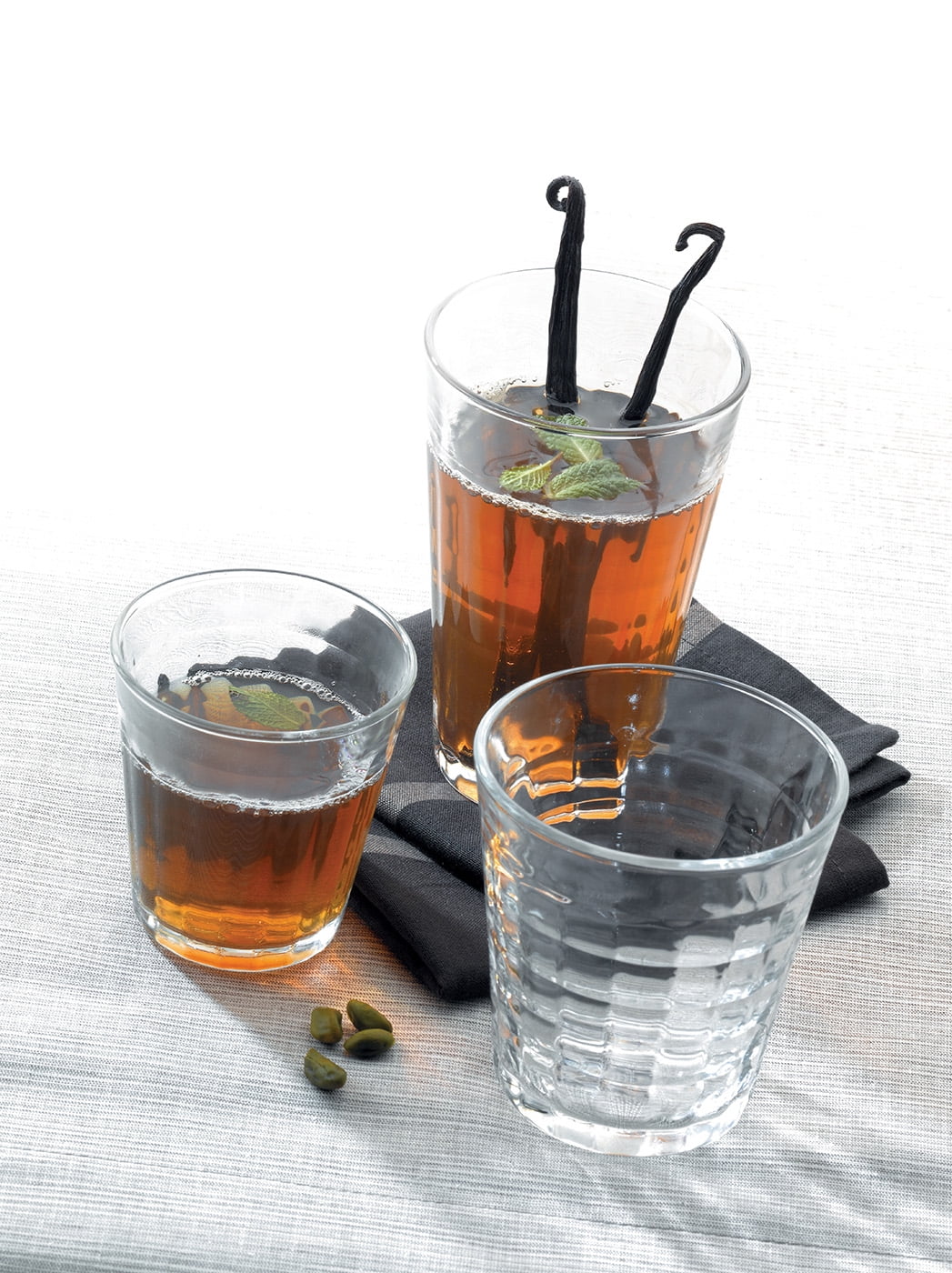Lunabuddy™ Duralex Prisme Clear Tumbler, Made in France, Set of 6, 11.625 Ounce