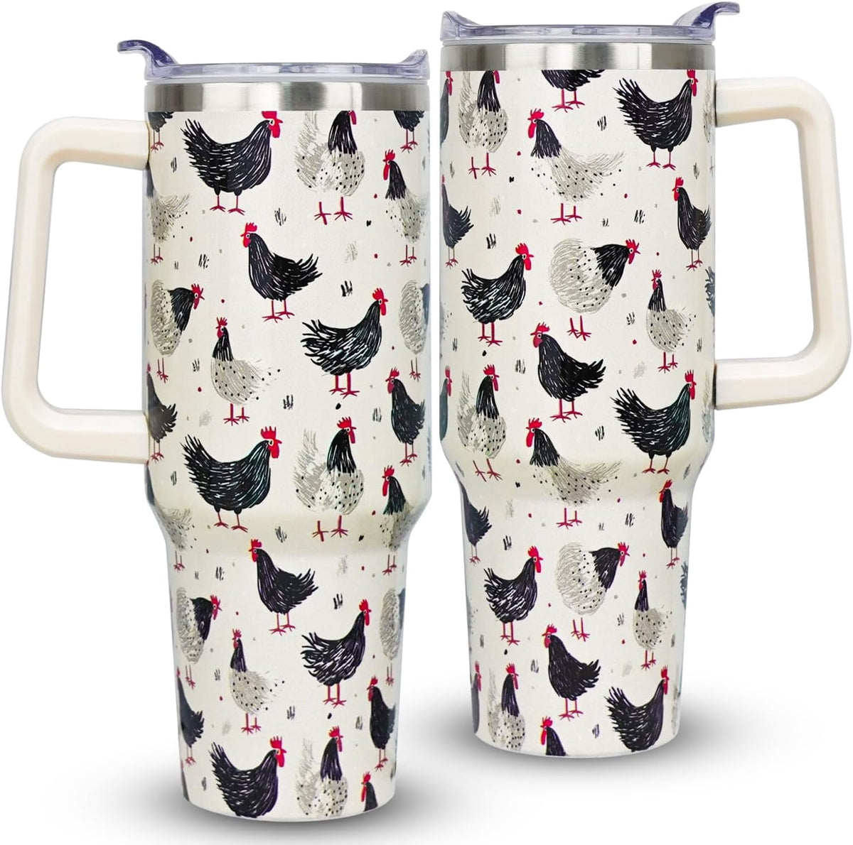 Lunabuddy™ 40oz Bee Tumbler With Handle Lid and Straw -Bee gifts