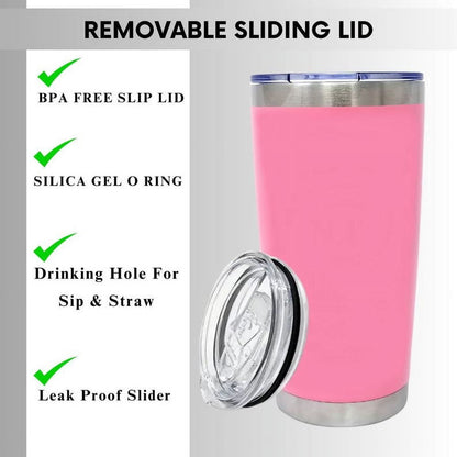 Lunabuddy™ RN Nurse Gifts for Women Men 20 oz Nurse Tumbler Cup, Nurse Practitioner Gifts, Nurses Week Gifts, Christmas Gifts for School Nurse, Nurse Appreciation Gifts Coffee Cup - Pink