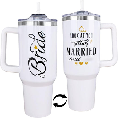 Lunabuddy™ Gamer Gifts, 40 Oz Gaming Tumbler with Handle and Straw Gamer
