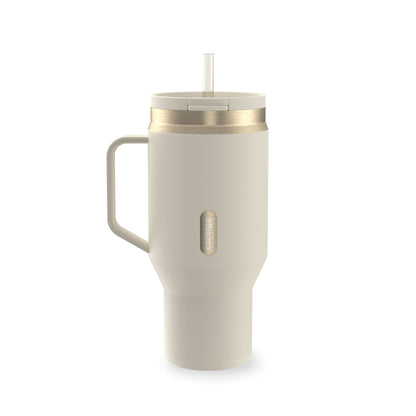 Lunabuddy™ 30 oz Stainless Steel Water Bottle Tumbler with Straw