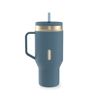 Lunabuddy™ 30 oz Stainless Steel Water Bottle Tumbler with Straw
