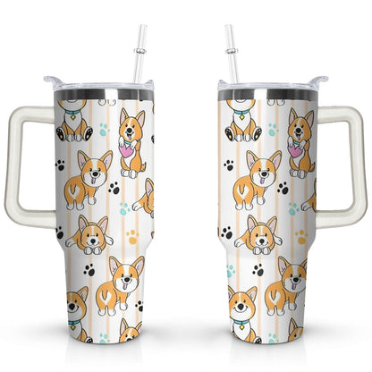 Lunabuddy™ Gift for Dog Lovers Cute Dog Tumbler for Women - 40oz