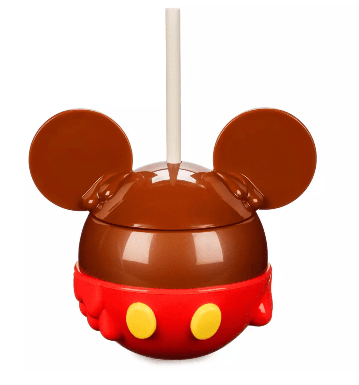 Lunabuddy™ Disney Parks Eats Snacks Collection Mickey Caramel Apple Tumbler with Straw New