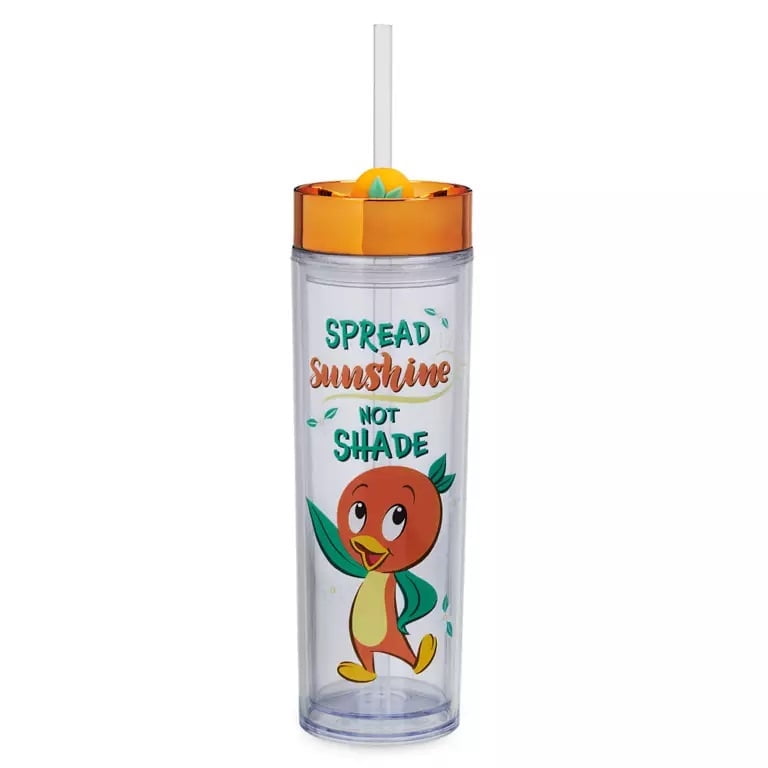 Lunabuddy™ Disney Tumbler With Straw - Orange Bird - Walt Disney World 50th Anniversary