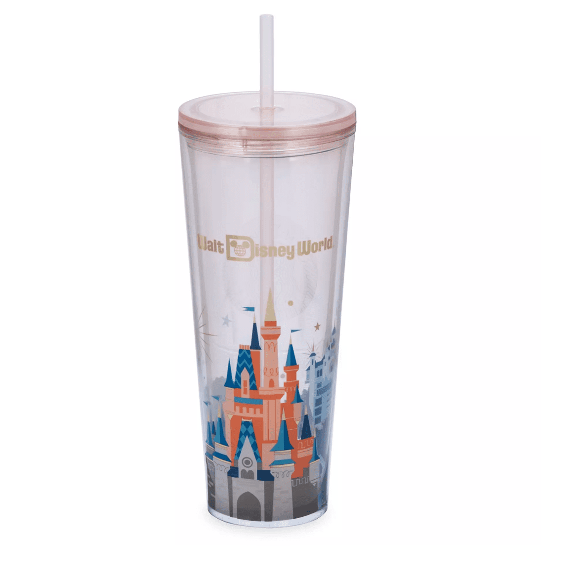 Lunabuddy™ Disney Walt Disney World Cinderella Castle Tumbler with Straw New