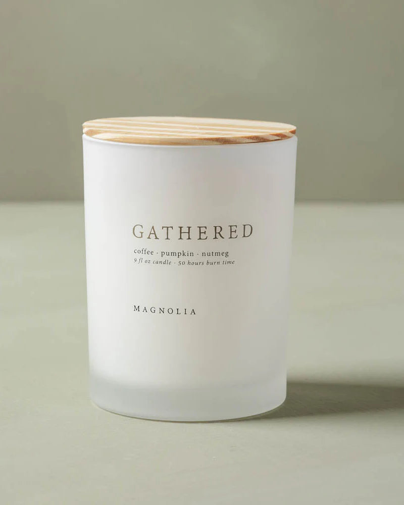 Magnolia Gathered Candle