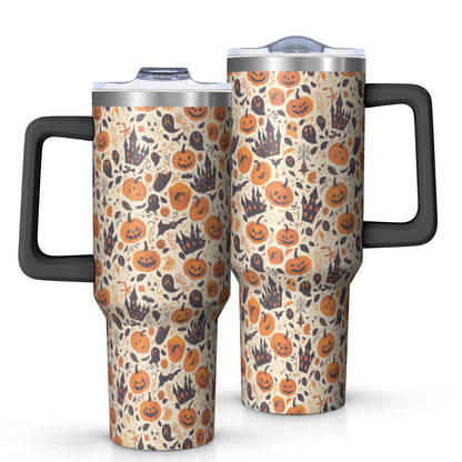 Lunabuddy™ Halloween Style Mega Mug 40oz – Stainless Steel Insulated Tumbler