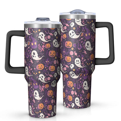 Lunabuddy™ Halloween Style Mega Mug 40oz – Stainless Steel Insulated Tumbler