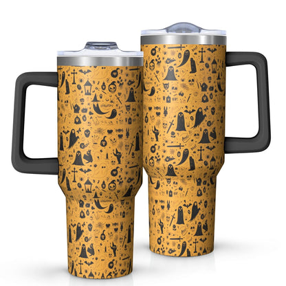 Lunabuddy™ Halloween Style Mega Mug 40oz – Stainless Steel Insulated Tumbler
