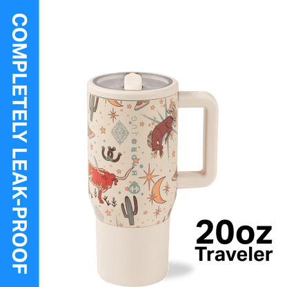 Lunabuddy™ Traveler 20 oz Water Bottle, Stainless Steel Insulated Tumbler