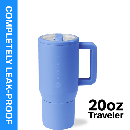 Lunabuddy™ Traveler 20 oz Water Bottle, Stainless Steel Insulated Tumbler