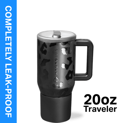 Lunabuddy™ Traveler 20 oz Water Bottle, Stainless Steel Insulated Tumbler