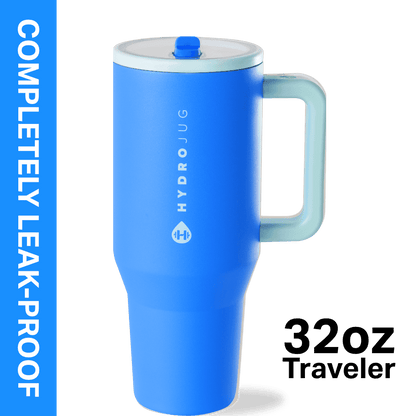 Lunabuddy™ Traveler 32 oz Water Bottle, Stainless Steel Insulated Tumbler
