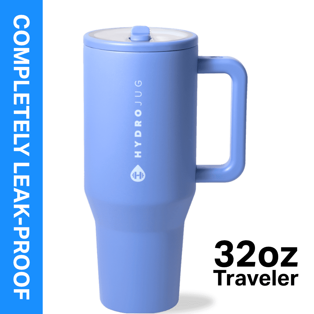 Lunabuddy™ Traveler 32 oz Water Bottle, Stainless Steel Insulated Tumbler