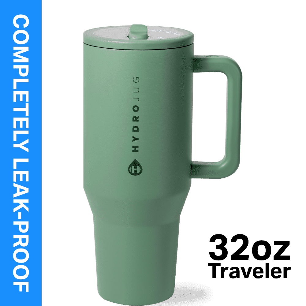 Lunabuddy™ Traveler 32 oz Water Bottle, Stainless Steel Insulated Tumbler