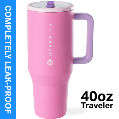 Lunabuddy™ Traveler 40 oz Water Bottle, Stainless Steel Insulated Tumbler
